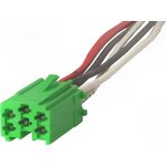 ZRS-ISO-3/Z, Соединитель авторадио вилка ISO mini,провода, PIN 6, Набор провода с контактами