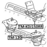 Опора двигателя TM-120