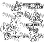 Опора двигателя TM-ACA30R