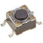2-1437565-7, Switch Tactile OFF (ON) SPST Round Button Gull Wing 0.05A 24VDC ...