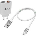 GCR-52960, GCR Комплект сетевое зарядное устройство 36W USB TypeA + TypeC ...