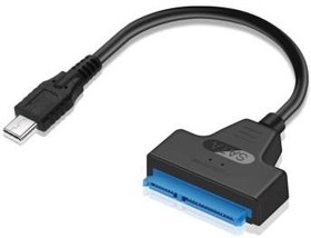 Фото 1/2 ORIENT UHD-504N-C, USB 3.2 Gen1 (USB 3.0) адаптер для SSD & HDD 2.5" SATA 6GB/s (ASM225CM, поддержка UASP), кабель подключения USB Type-C (3