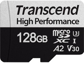 Фото 1/7 Карта памяти Transcend 330S microSDXC 128Gb UHS-I Cl10 +ад, TS128GUSD330S