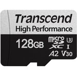 Карта памяти Transcend 330S microSDXC 128Gb UHS-I Cl10 +ад, TS128GUSD330S