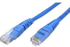 21.15.1564, Patch Cable, RJ45 Plug - RJ45 Plug, CAT6, U/UTP, 5m, Blue