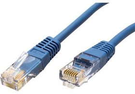 21.15.0534, Patch Cable, RJ45 Plug - RJ45 Plug, CAT5e, U/UTP, 1m, Blue