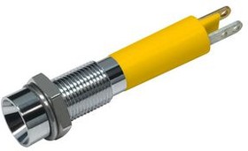 19030352, LED Indicator, Yellow, 6mcd, 24V, 6mm, IP67