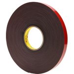 4611F, VHB Tape Short Roll, 19mm x 3m, Dark Grey
