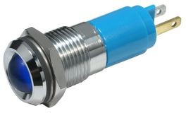 192A0357, LED Indicator, Blue, 500mcd, 24V, 14mm, IP67