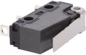 AVL32153-A, Micro Switch AVL3, 3A, 400mA, 1CO, 0.59N, Short Hinge Lever