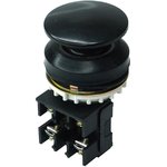 VK button-30-10-11130-54 U2 black. 1z+1P mushroom without fixing IP54 10A 660V ...