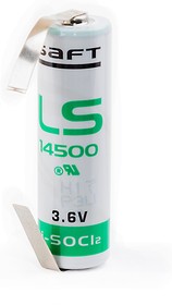 Фото 1/2 LS14500CNR (А316/LR06/AA), Элемент питания литиевый 2600 mAh, 14.5х50 (1шт) 3.6В