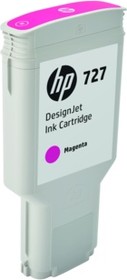 Фото 1/10 Картридж струйный HP 727 F9J77A пурпурный (300мл) для HP DJ T1500/T1530/T2500/ T2530/T920/T930