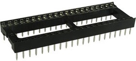 Фото 1/3 SCL-42, панелька для микросхем DIP 42 контакта широкая (125-642)