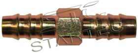 INF.11.15X12, Соединитель трубки ПВХ,полиамид М13х11мм, под трубку М15х12мм елочка латунь STARTEC