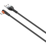 LDNIO LS561/ USB кабель Micro/ 1m/ 2.4A/ медь: 86 жил/ Угловой коннектор/ ...