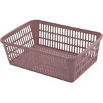 Корзинка 4 литра универсальная, 9,5х30х19,5 см, для хранения, пластик, ассорти ...