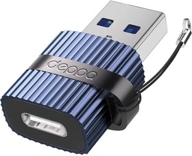 Переходник USB A (M) - USB Type-C (F), Deppa 73134