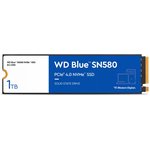 Твердотельный накопитель WD Blue SN580 NVMe, 1000GB, M.2(22x80mm), NVMe ...