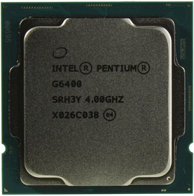 Фото 1/5 Процессор Intel Pentium G6400 s1200 4.0GHz OEM(CM8070104291810 SRH3Y)