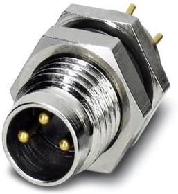 SACC-DSI-M 8MS-3CON-L180, Sensor/actuator flush-type connector - male - 3-pos. - M8 - rear/screw mounting with M8 thread - with straight so