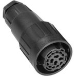 C016-10D014-003-1, Circular DIN Connectors FEMALE CABLE CONNECTOR 14+PE