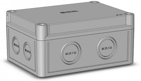 КР2801-110, Коробка приборная ПС для открытого монтажа, полистирол, светло-серый цвет