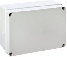 EL111, EL Series Grey Polystyrene Junction Box, IP67, 108x64x108mm