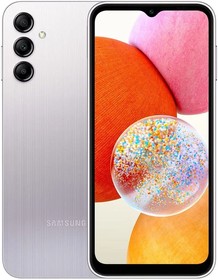 Фото 1/8 Смартфон Samsung Galaxy A14 4/64Gb, SM-A145, серебристый