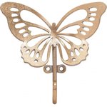 Настенный крючок Бабочка Эир L золотистого цвета 79056/золотистый