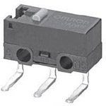 D2F-01-D, Micro Switch D2F, 100mA, 1CO, 1.47N, Plunger