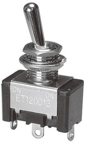 ET115A10-Z, Toggle Switches Single pole, 15A @ 125VAC, ON - OFF function, screw terminals
