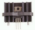 SW50-2G, Heat Sink Passive TO-218/TO-220/TO-247 Extruded Thru-Hole Aluminum 8.8C/W Black Anodized