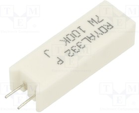 PRM07WJP104B00, Резистор: проволочный; керамический; THT; 100кОм; 7Вт; ±5%; Шаг: 5мм