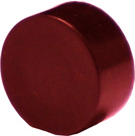 20.17504.02, Red Push Button Cap for Use with 10 mm Push Button, 9 (Dia.) x 5mm