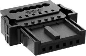524441 / 524441-E, 6-Way IDC Connector Socket for Cable Mount, IDC, 1-Row
