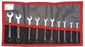 Фото 1/2 39.JU10T, Open-Ended/Box Wrench Set, Short Combination, Open-End, Short-Reach
