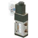 TG2321-08 DC24V пневмораспределитель 1/4" 3 линейный 2 позиционный