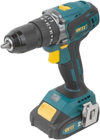 Фото 1/3 79903, Дрель-Шуруповерт акк. 20 В; 0-400/1600 об/мин; 55 Нм; 2 (Li-Ion) 2,0 Ач; 1 ч.; бесщеточный; р