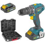 79903, Drill-Screwdriver acc. 20 V; 0-400/1600 rpm; 55 Nm; 2 (Li-Ion) 2.0 Ah ...