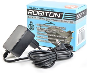 ROBITON ID6-500S угловой 5,5x2,1/15 (-), Адаптер/блок питания