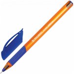 Ручка шариковая масляная с грипом Extra Glide GT Tone Orange, СИНЯЯ, 0,7мм, 0,35мм, 142923