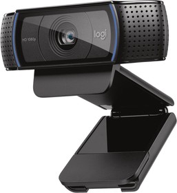 Фото 1/7 Камера Web Logitech HD Pro C920 черный 2Mpix (1920x1080) USB2.0 с микрофоном (960-001062)
