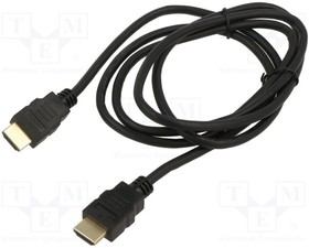 KABH AL-11, Cable; HDMI 1.4,flat; HDMI plug,both sides; 3m; black; 30AWG