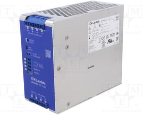 DRB480-72-3-A0, Power supply: switched-mode; for DIN rail; 480W; 72VDC; 6.7A; DRB