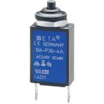 106-M2-P30-4A, Circuit Breakers Miniaturised single pole thermal circuit breaker ...