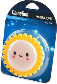 Camelion NL-179 "Солнышко" ночник с выключателем, 4LED BL1, Светильник