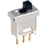TS01WQE, Switch Slide ON None ON SPDT Top Slide 3A 120VAC 28VDC Wire Wrap Thru-Hole Bulk
