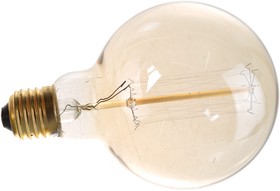 Фото 1/4 Лампа накаливания Vintage. Форма шар. IL-V-G95-60/GOLDEN/E27 VW01 UL-00000479