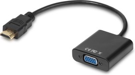 GCR-HD2VGA3, Мультимедиа professional конвертер-переходник HDMI   VGA +audio + micro USB для доп.питания